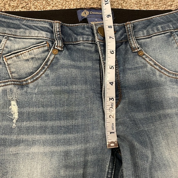 Democracy Jeans Ab Solution SZ 4 Tummy Control Denim - Picture 8 of 9